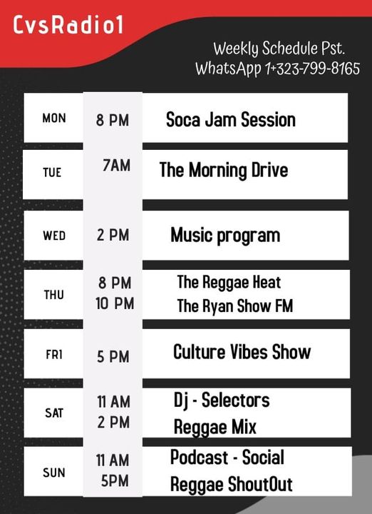 Schedule CvsRadio1